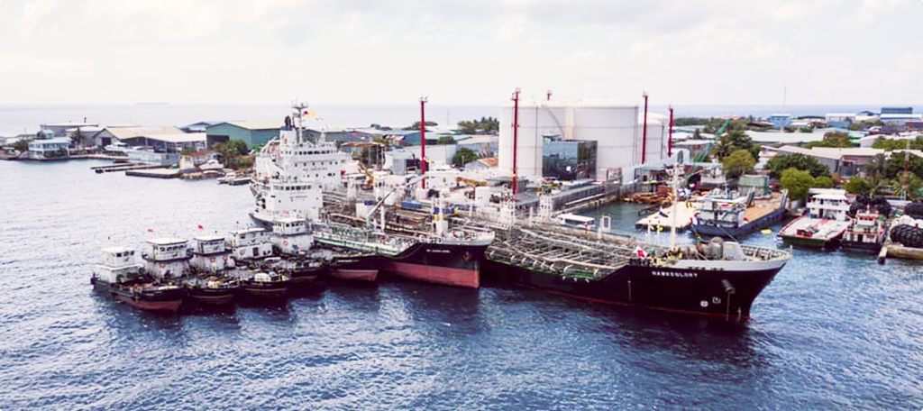 Hawks fuel tanker ship